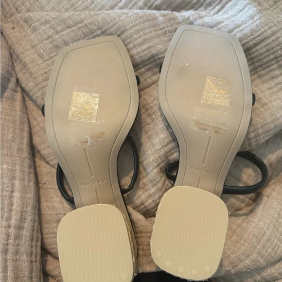 Dolce Vita Black Women's Sandals - Picture 4 of 4